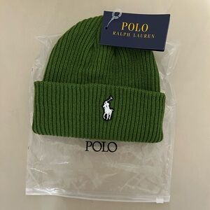 Green Polo Ralph Lauren Beanie